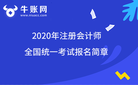 2020年注冊(cè)會(huì)計(jì)師全國(guó)統(tǒng)一考試報(bào)名簡(jiǎn)章
