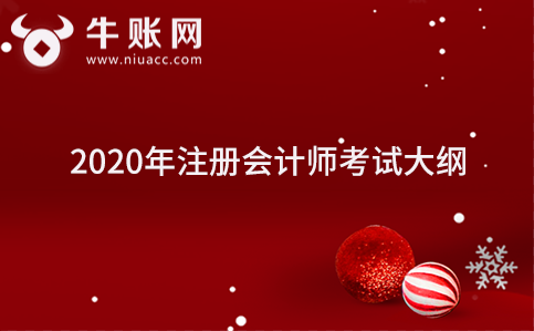 2020年注冊(cè)會(huì)計(jì)師考試大綱