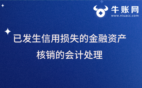 已發(fā)生信用損失的金融資產(chǎn)核銷的會(huì)計(jì)處理