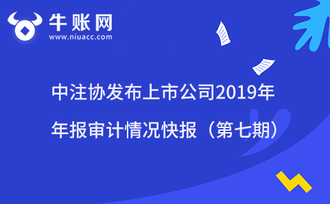 中注協(xié)發(fā)布上市公司2019年年報(bào)審計(jì)情況快報(bào)（第七期）
