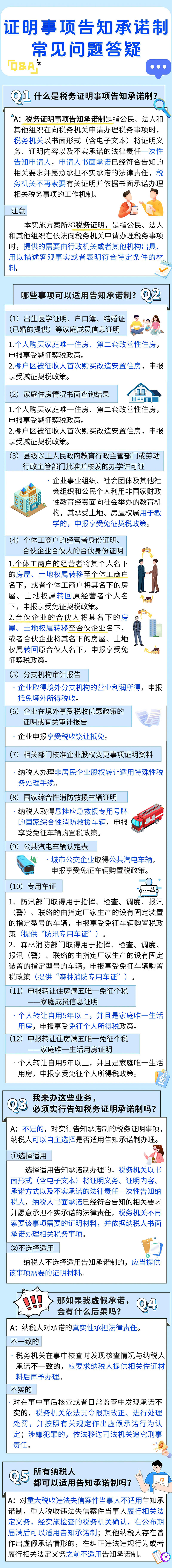 一圖了解：證明事項(xiàng)告知承諾制常見五大問題答疑