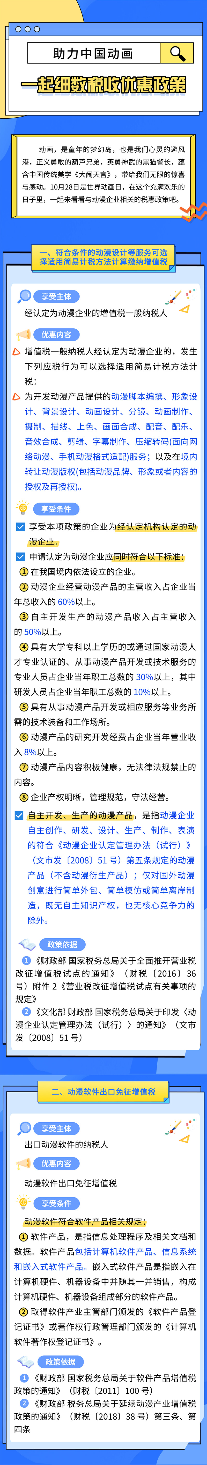 助力中國動畫，一起來看看與動漫企業(yè)相關(guān)的稅惠政策吧！