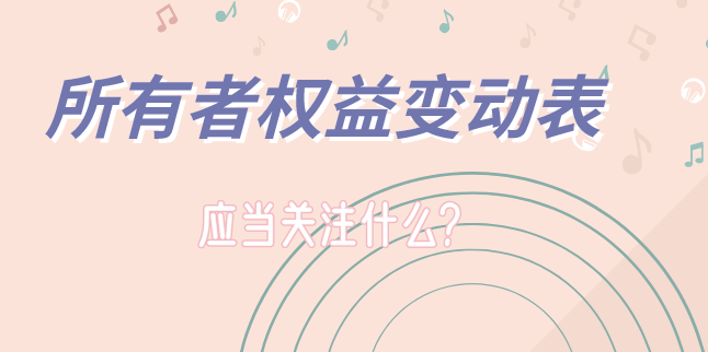 在所有者權(quán)益變動表中應(yīng)關(guān)注的信息有哪些？