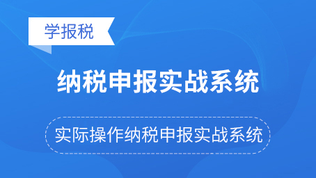 納稅申報實戰(zhàn)系統(tǒng)
