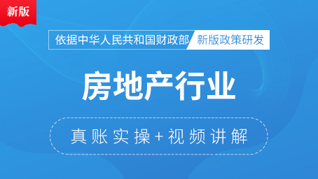 房地產(chǎn)行業(yè)真賬實(shí)操（4月-7月）