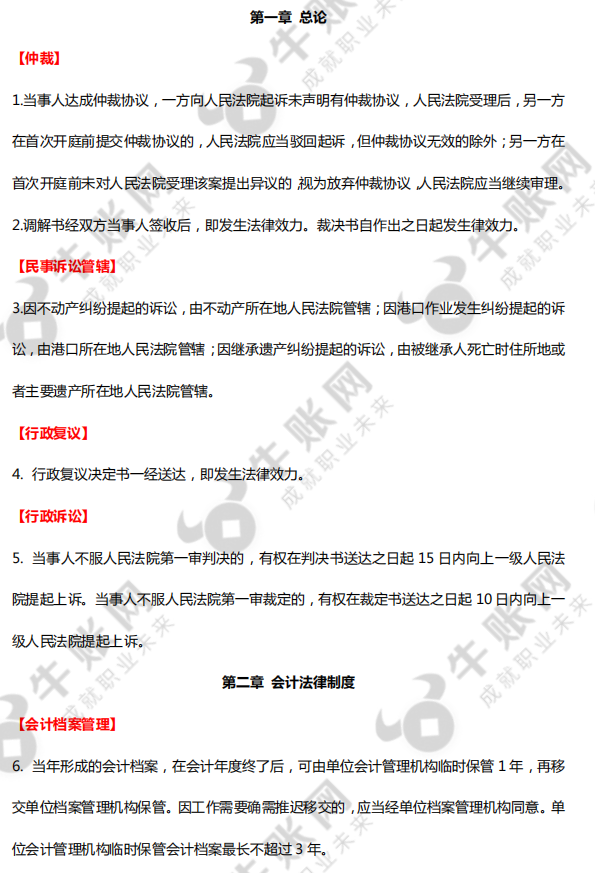 初級經(jīng)濟法必備50個法條