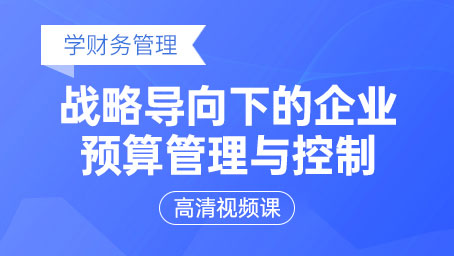戰(zhàn)略導向下的企業(yè)預算管理與控制