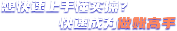 想快速上手懂實(shí)操？ 快速成為做賬高手