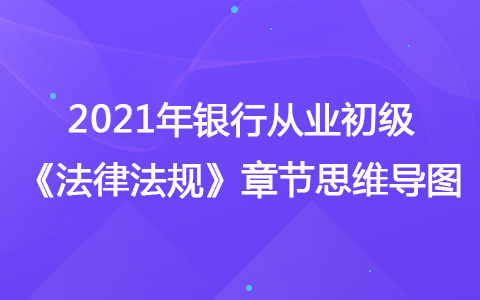 2021銀行從業(yè)初級《法律法規(guī)》思維導圖-銀行自律與市場約束
