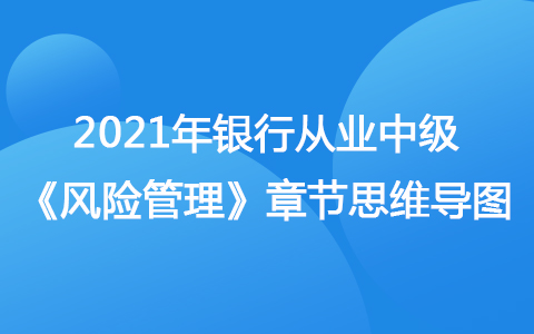 2021銀行從業(yè)中級《風險管理》思維導圖-操作風險管理