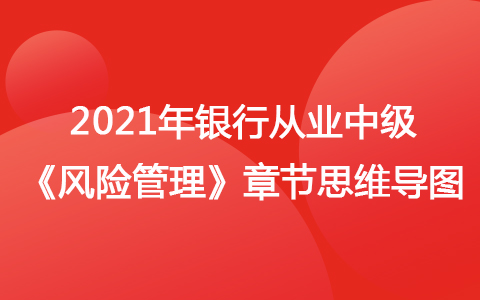 2021銀行從業(yè)中級《風險管理》思維導圖-風險管體系
