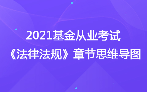2021基金從業(yè)考試《法律法規(guī)》思維導(dǎo)圖-基金管理人的合規(guī)管理